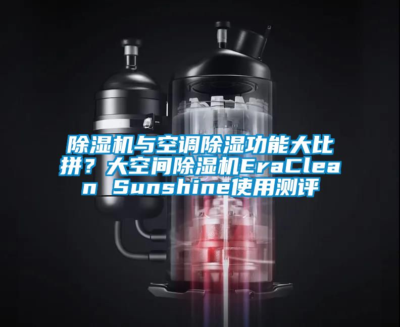 除濕機與空調除濕功能大比拼？大空間除濕機EraClean Sunshine使用測評