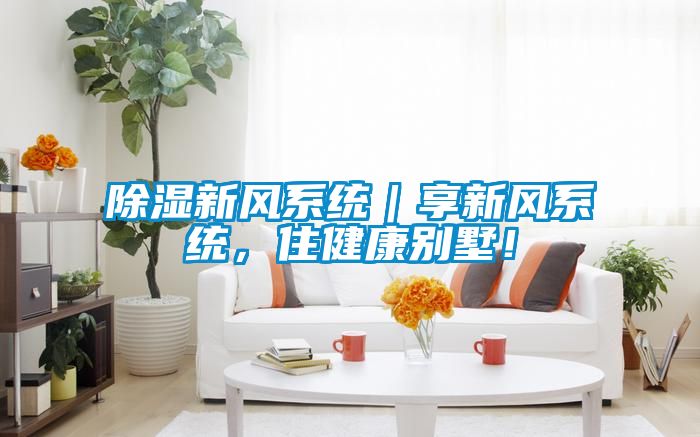 除濕新風(fēng)系統(tǒng)｜享新風(fēng)系統(tǒng)，住健康別墅！
