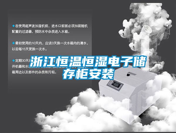 浙江恒溫恒濕電子儲存柜安裝