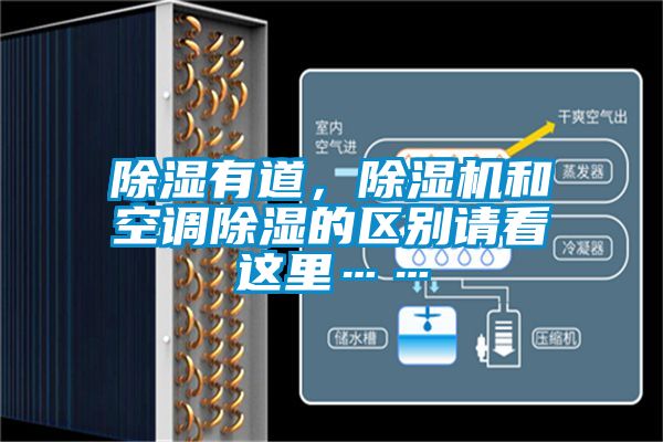 除濕有道，除濕機(jī)和空調(diào)除濕的區(qū)別請看這里……
