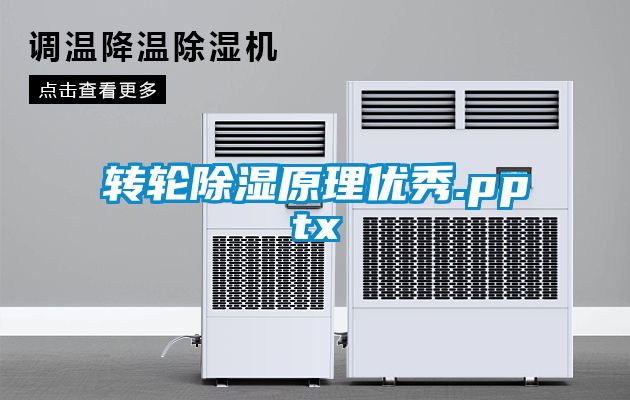 轉輪除濕原理優(yōu)秀.pptx