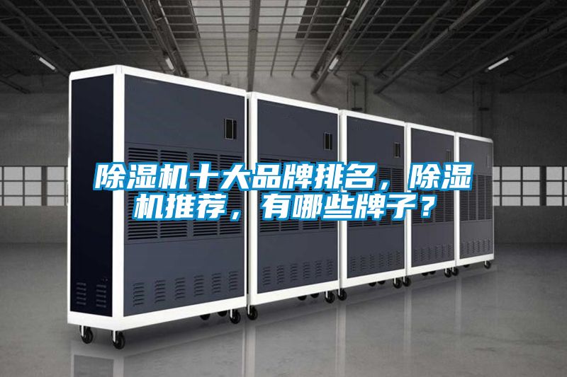 除濕機十大品牌排名，除濕機推薦，有哪些牌子？