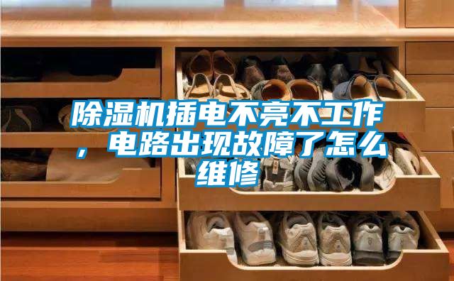 除濕機插電不亮不工作，電路出現故障了怎么維修