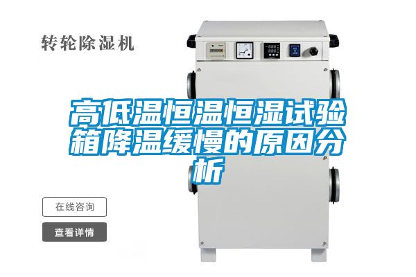 高低溫恒溫恒濕試驗(yàn)箱降溫緩慢的原因分析