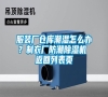 服裝廠倉庫潮濕怎么辦？制衣廠防潮除濕機 返回列表頁