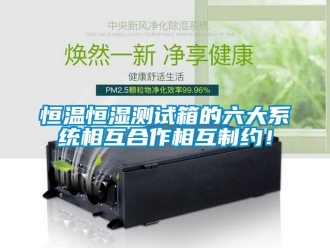 知識百科恒溫恒濕測試箱的六大系統(tǒng)相互合作相互制約！