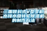 三面傾斜式V型零積水接水盤轉輪除濕機的制作方法